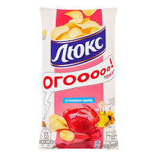 Чіпси ЛЮКС 170 гр. зі смаком краба (ящ.18 шт.)