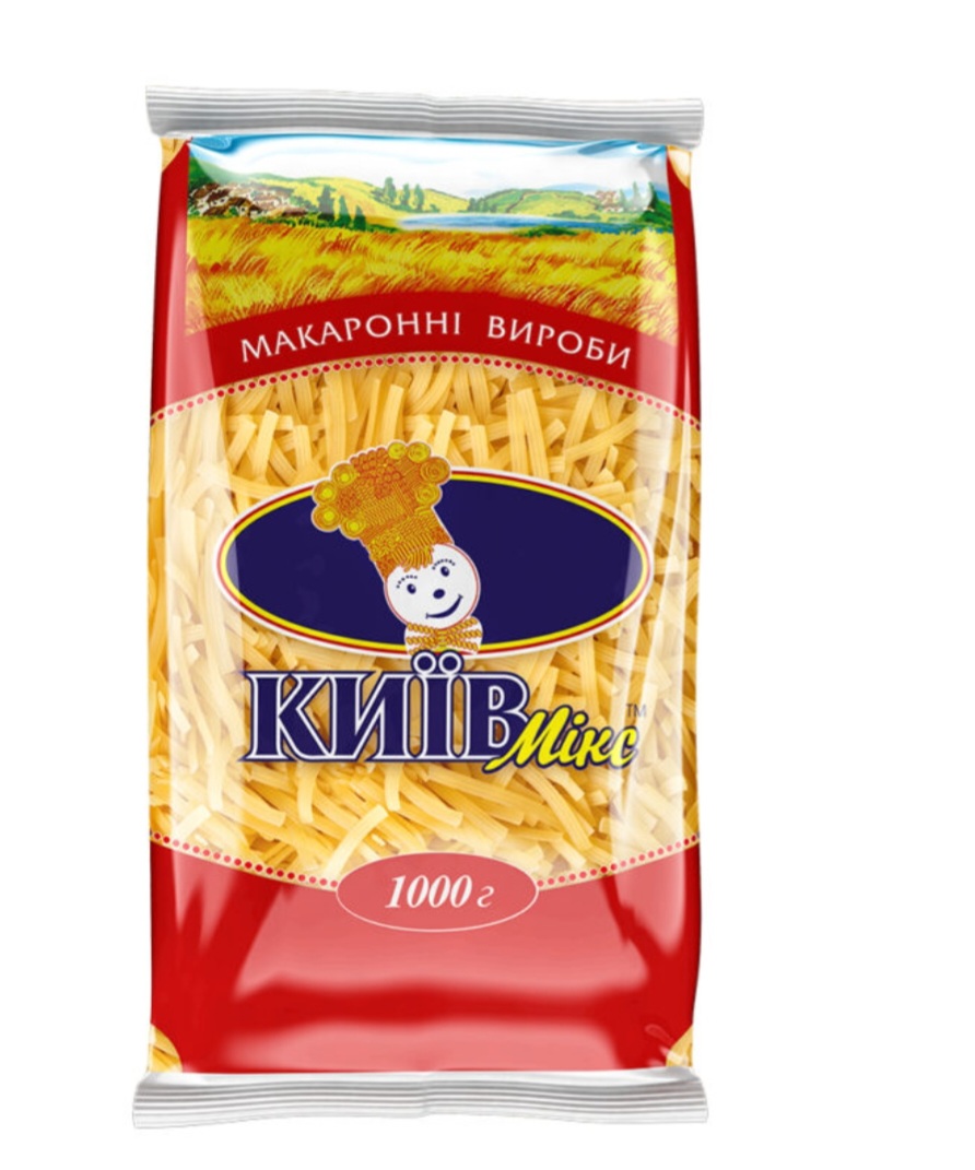 Макарони Київ Мікс 1кг Трубочки
