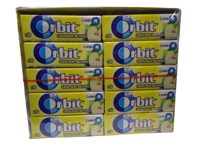 Гумка Orbit Запальне Яблуко 14гр (блок 30шт.)