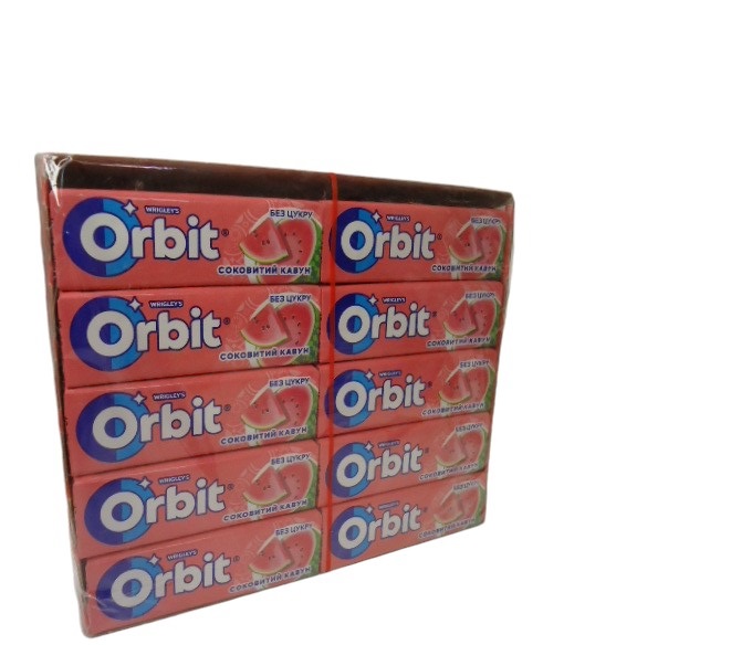 Гумка Orbit Соковитий Кавун 14гр (блок 30шт.)