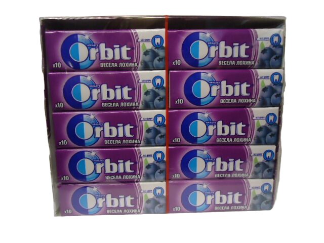 Гумка Orbit Весела Лохина 14гр (блок 30шт.)