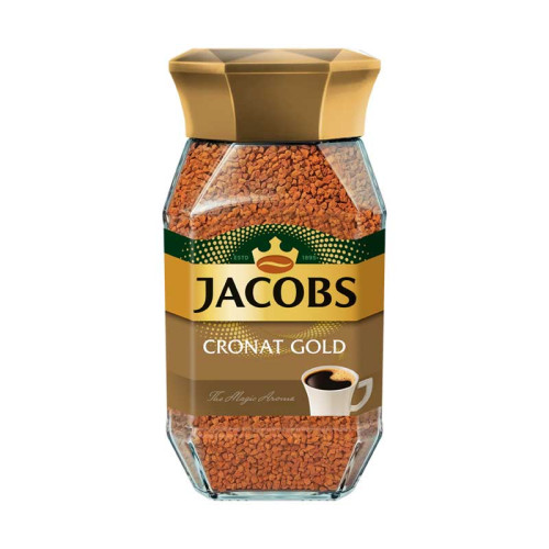 Кава  розчинна Jacobs 100 г Кронат Голд СКЛО