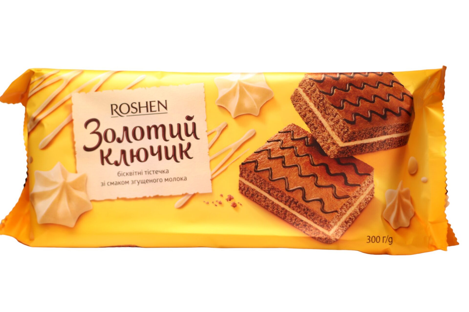 Бісквіт РОШЕН Золотий ключик 300г (ящ.9 шт.)