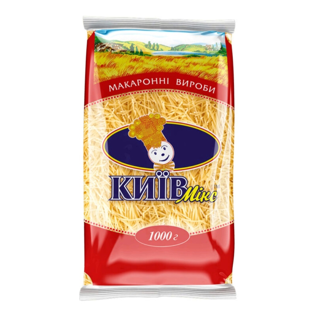 Макарони Київ Мікс 1кг Вермішель