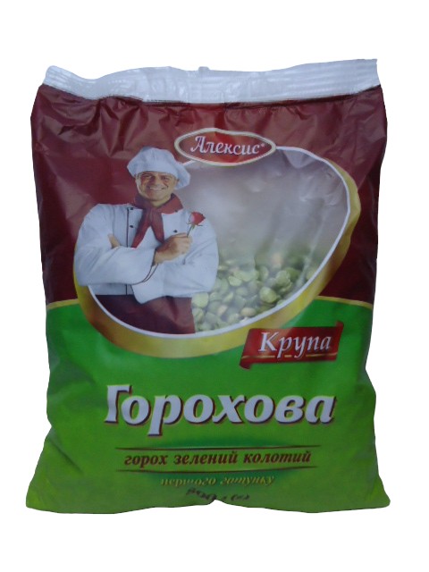 Крупа Горохова ЗЕЛЕНА Алексіс 800г