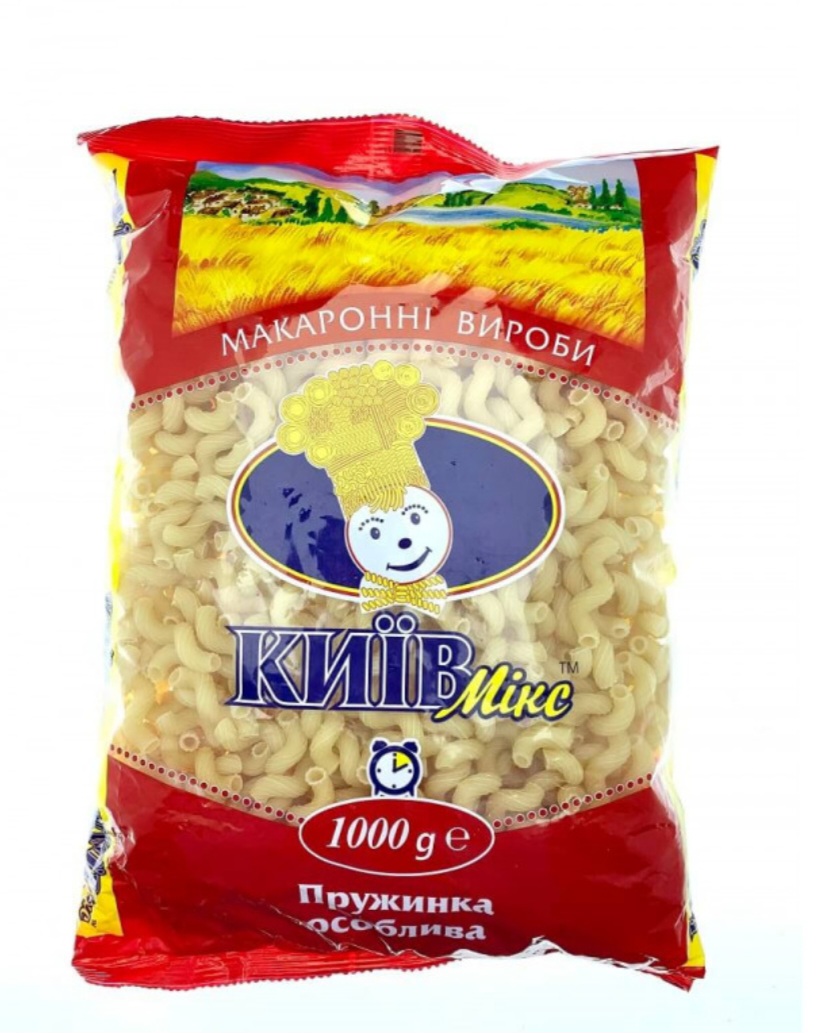 Макарони Київ Мікс 1кг Пружинка