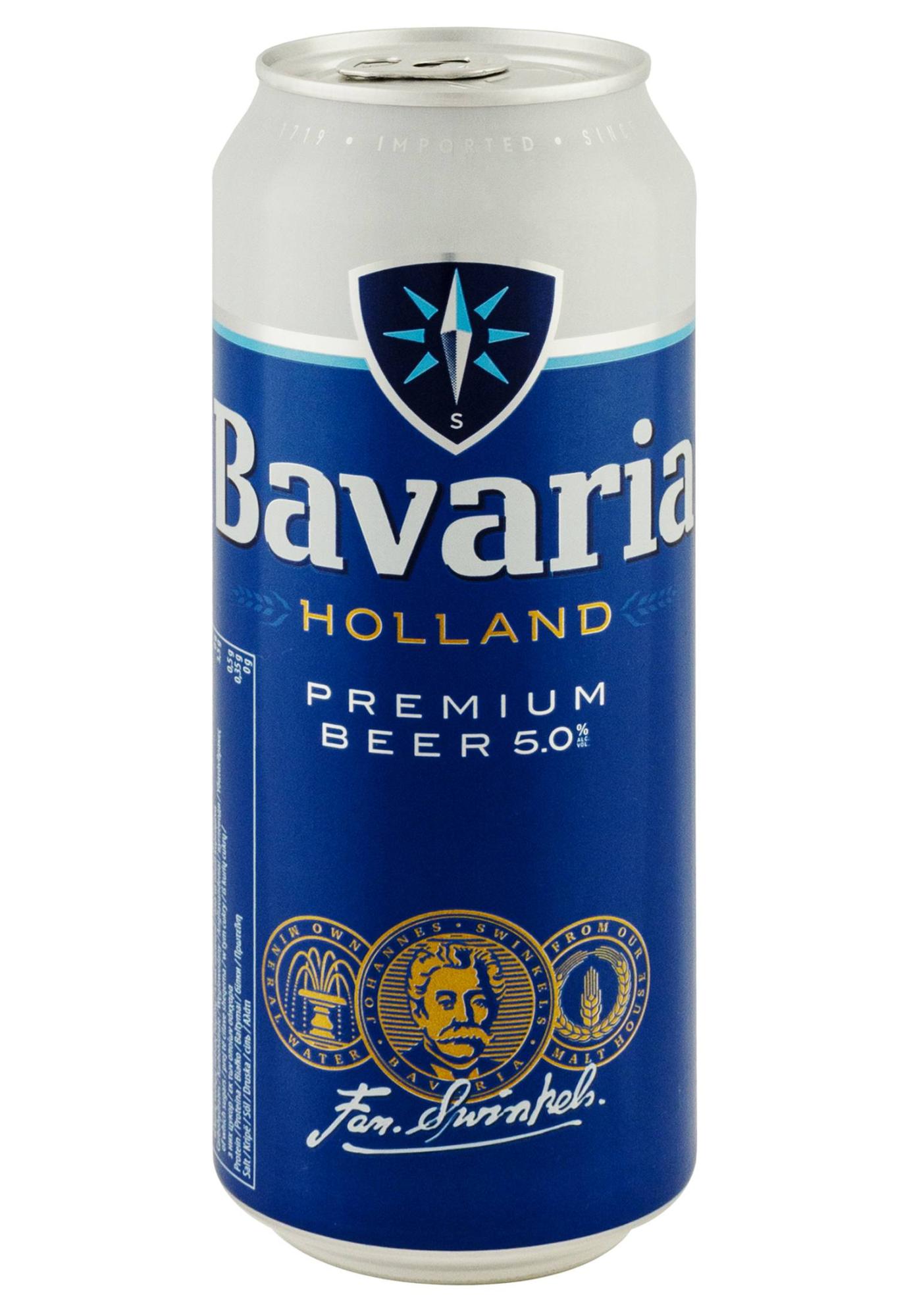 Пиво БАВАРІЯ світле БАНКА (уп.24 шт.)