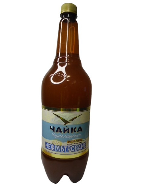 Пиво ППБ Чайка НЕФІЛЬТРОВАНА 1,45л (уп.6 шт.)