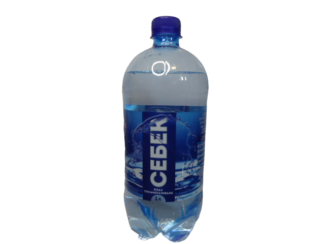 Вода Себек газована 1 л.( уп.6 шт.)